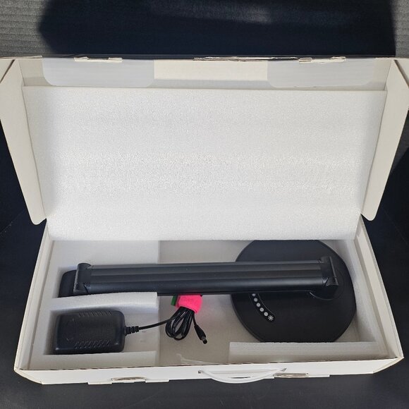 Real Space LED Desk Lamp With USB Port 158 H Black Finish Like New - Picture 11 of 12